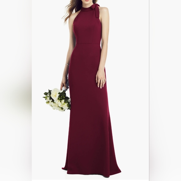 After Six Women's Cameo Cowl Back Gown Size 8
